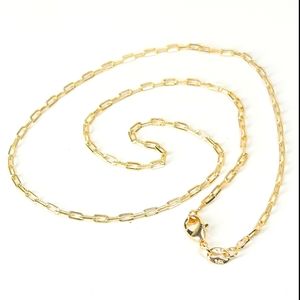 Dainty 18K Gold Filled Choker Chain Necklace
